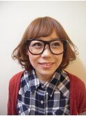 ラフ感カールボブ