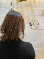 リリーフ(hair&beauty Relief) 【Relief】大人カジュアルボブ