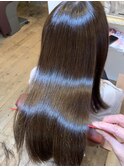 【髪質改善】黒髪ロングストレート ヘアエステ