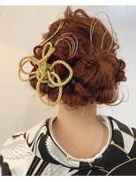 成人式、卒業式に！ヘアセット、アップ、髪飾り