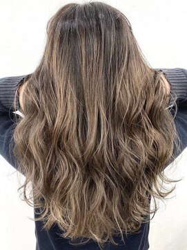 キラ 渋谷(KILLA) ブラウンベージュ×バレイヤージュ【KILLA原宿/表参道】