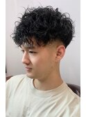 【HAIR Oneナヤ】2ブロック×スパイラルパーマ