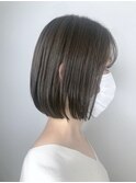 ぱつっとみにボブ