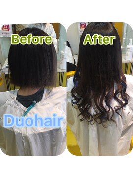 デュオヘアー エクステンションズ 新宿 ピュアふあロングヘアー♪♪♪