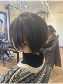 ブルーブラック_コンパクトショート_ショートボブ