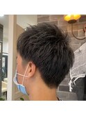 ツーブロックショート
