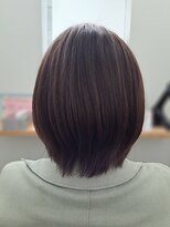 マイン ヘアー クリニック(main hair Clinic) 秋色ショートボブ