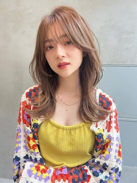 エース (ACE) ACE 横浜　小顔外サイドバング×ハイベージュ