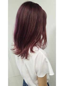 シンクヘアー(think hair by tori) 秋のピンクラベンダーカラー♪【水野遼】