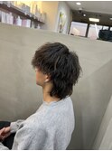 ウルフ×波巻きパーマ！