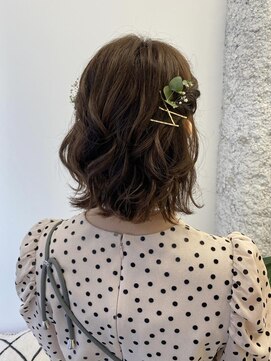 リル(re'll) 《花屋併設》ボブセット［酸性ストレート/ヘアセット]