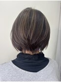 30代40代髪質改善カラーナチュラルボブ透明感大人3Dカラー