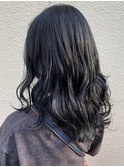 ブルーブラック／暗髪／艶カラー