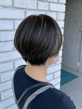 オーガニックエコ 川越(organic+eco) 30代40代大人かっこいいコントラストハイライト