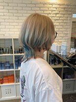 ディフィーノ 青山(DIFINO)&nbsp;【DIFINO 青山】ショートウルフ/インナーカラー/ブルーカラー