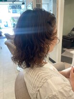 モードケイズエクラ(MODE K's Eclat)&nbsp;顔まわりデザインパーマ