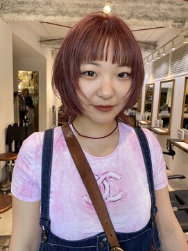 ナループロアツム(Nalu pu loa Tsum) チェリーレッド/ダブルカラー/暖色カラー