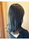 ［-tre-］ミディアムヘア×オリーブグレージュ　20代/30代/40代