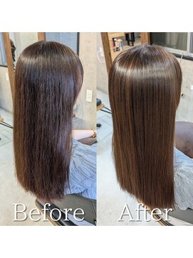 スリー(THREE) 髪質改善トリートメント  縮毛矯正　髪質改善ストレート　酸性