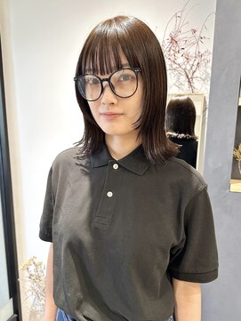 バートランド 白楽(Bertland) 島田/顔まわり 似合わせ 伸ばしかけ 外はねボブ 髪質改善 白楽