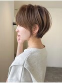 ショート/ハイトーン/ハンサムショート/くびれショート