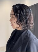 【くせ毛カット】カーリーボブ
