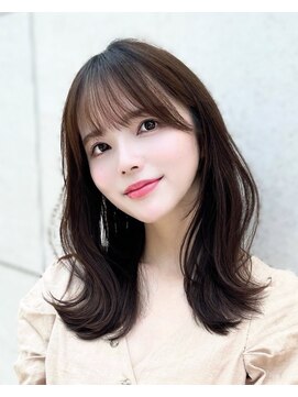 レイリー 原宿 表参道(Rayreee) ふんわりくびれミディ×シースルーバング10代20代30代40代