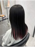 くびれヘア/アプリコットオレンジ/夏のヘアアレンジ町田