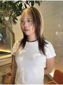 【廣川】2トーンコントラストデザイン/レイヤーカット/シャギー