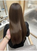 艶髪ストレート×ベージュ