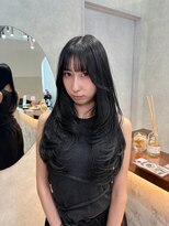 ジーナエス 札幌(Zina S)&nbsp;美髪＊エアリーレイヤー＊ブルーブラック＊髪質改善＊Zina S