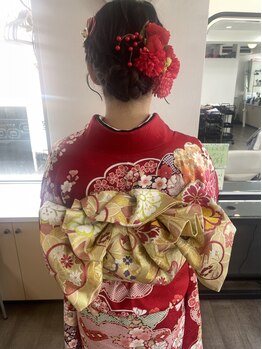 月曜も営業◎成人式/卒業式のご予約受付中！（要お問い合わせ）特別な一日を素敵に演出するお手伝い♪