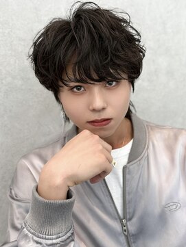 マッシュウルフ/シャドウパーマ 【メンズサロンZina天神】