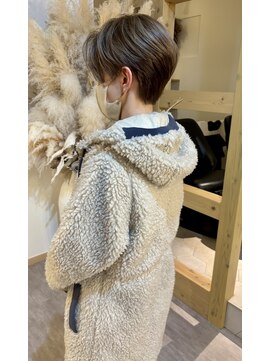 ソラ 京都桂川店(SORA.) 大人可愛い＊ハンサムショート×ハイライトカラー◎