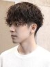 メンズカット+メンズパーマ+髪質改善カラー¥18,500