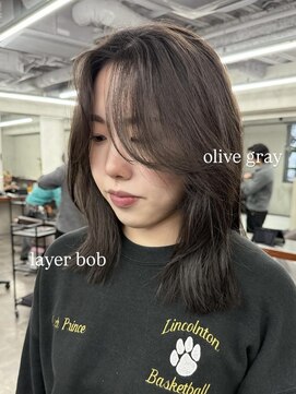 ニコ トウキョウ 渋谷(nico TOKYO) ロングレイヤーカット顔周りレイヤーウルフハッシュカット韓国