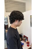 シャドウパーマ 無造作パーマ
