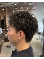 スペックホルダー(Spec Holder) リバースセンターパートメンズスパイキーショート3.18