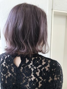 ヘアーデザイン シュシュ(hair design Chou Chou by Yone) ☆chou chou☆ラベンダーベージュ×ボブ♪