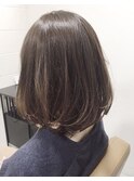 ナチュラルボブスタイルにハイライトでアクセント☆
