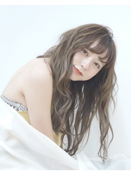 イヴァン アンド リズ 奈良店(IVAn ＆ LIZ) 【IVAn&LIZ】無造作ウェーブ/ハイトーン/ブラウン/プルエクステ