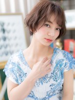 カバーヘアアンドスパ ブリス 浦和西口店(COVER HAIR & SPA bliss) 目力UPの斜めバング★くせ毛風前下がりボブａ浦和20代30代40代