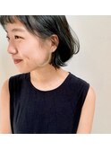 うぶ毛カラーボブ