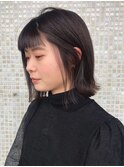 ぷつんっとボブ。