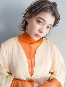 カンナ(Canna) くびれ/Aラインボブ/かきあげ/マロンベージュ/髪質改善/20代30代