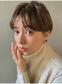 【PARK】オリーブベージュ×グランジショート