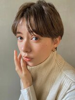 パーク(PARK)&nbsp;【PARK】オリーブベージュ×グランジショート