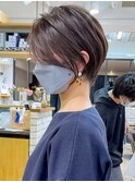 絶壁解消/ひし形/前下がり/大人ショートボブ/30代/40代★猪狩★