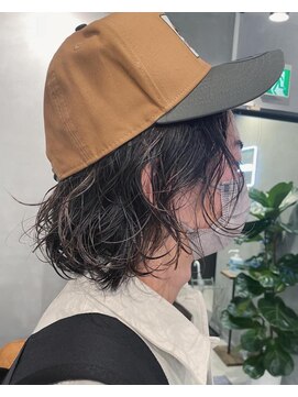 マージュ ギンザ(marju GINZA) メンズミディアム　ミディアムパーマ　緩めパーマ