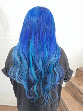 クラン ヘアーアンドスタジオ(CLAN hair & studio) 癒されブルー